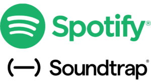 Spotifys och Soundtraps loggor